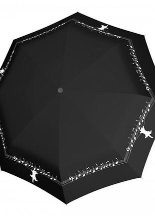 Зонт женский автомат doppler 7441465 черный котики