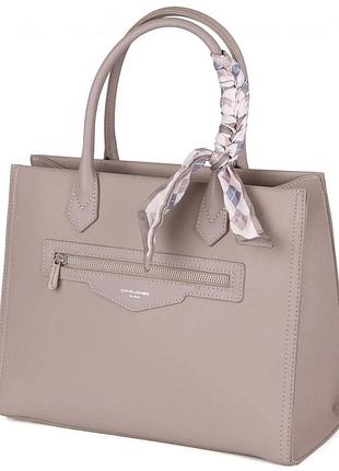 Сумка деловая женская тоут david jones 7642-1 oxford tan