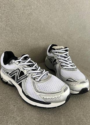 Женские кроссовки new balance 860v2 silver