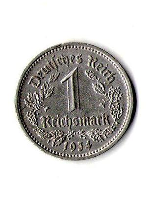 Германия - третий парксмарка, 1934 год никель, 4.85g, ø 23mm no3334