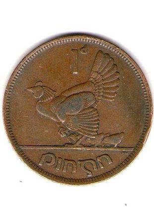 Республика ирландия (ωire) 1 пенни, 1942 год бронза, 9.45g, ø 30.9mm no2055