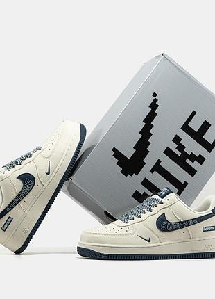 Кроссовки найк nike air force 1 x supreme