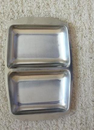 Тарелка из нержавеющей стали "два в одном"stainless steel two in one plate