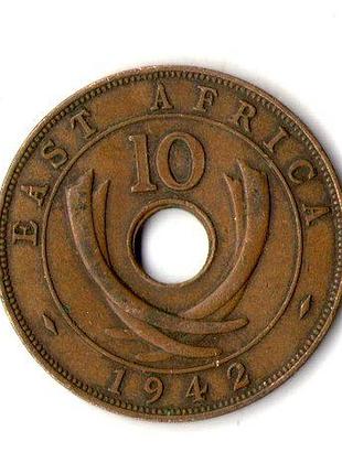 Британская восточная африка георг vi 1048, 1942 год бронза, 9.4g, ø 30.6mm no2676