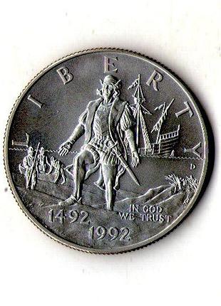 Сша ½ доллара, 1992 500 лет путешествию колумба №1681