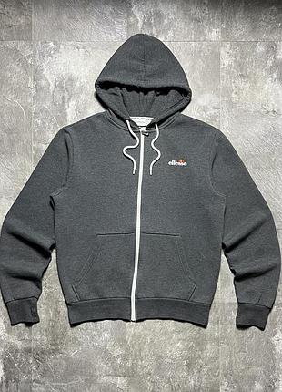 Зіп-худі ellesse еллесс сіра кофта оригінал чоловіча олімпійка size m