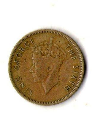 Гонконг ø король георг vi 548, 1949 год никель-латунь, 2.5g, ø 16.5mm no3428