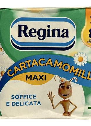 Туалетная бумага regina ромашка maxi e cartacamomilla maxi, 4 шт