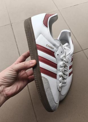 Шкіряні кросівки adidas samba