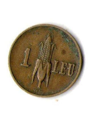Королевство румыния кароль ii 1 лей 1938 год никель-латунь, 2.75g, ø 18mm no347