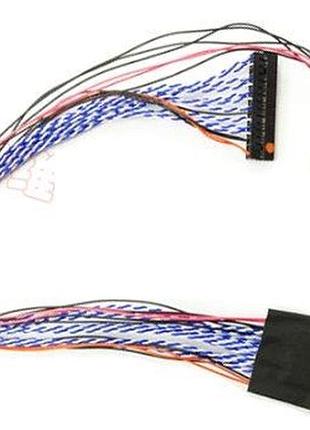 Кабель шлейф lvds 8 біт 2 канали 51pin led для ltl106hl01