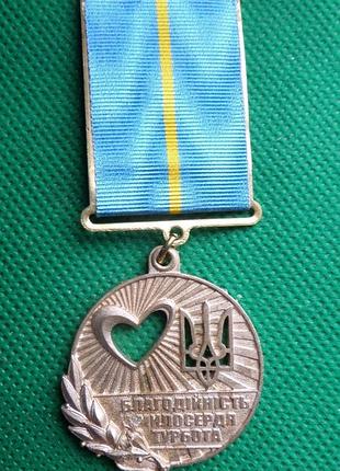 Медаль за благотворительность no793
