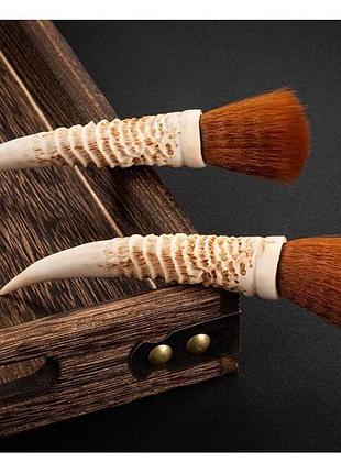 Кисточка пензлик из рога ча сюань инструмент для проведения чайной церемонии в стиле гунфу ча