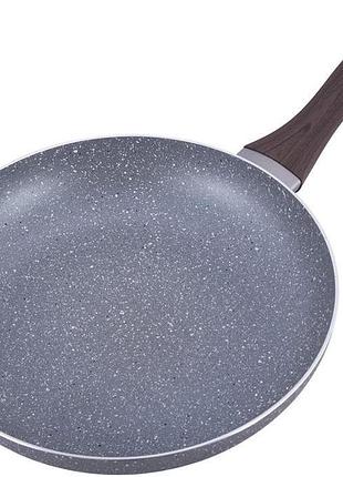 Сковорода kamille gregers grey ø30см з антипригарним покриттям ilag