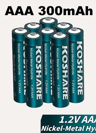 Аккумулятор батарейка 300mah ааа мизинчиковые ni-mh 1шт. 1,2v