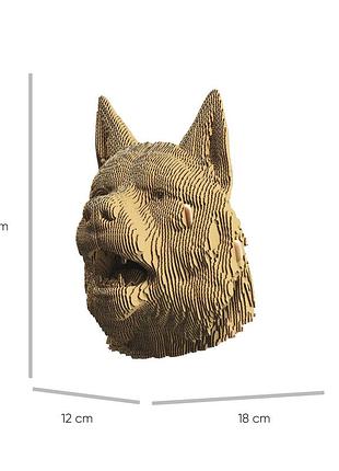 Картонный 3d пазл-конструктор "cartonic 3d puzzle wolf" волк 3