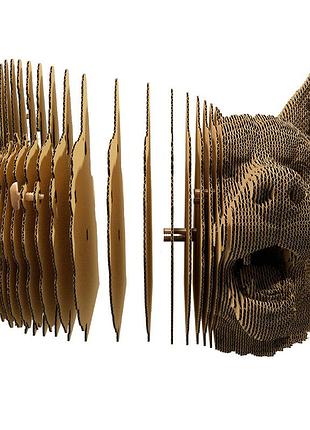 Картонный 3d пазл-конструктор "cartonic 3d puzzle wolf" волк 4