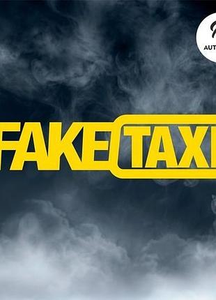 Наклейка на авто fake taxi 40х10 см