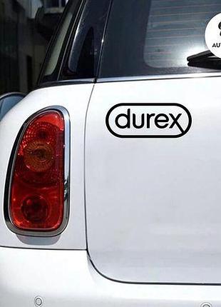 Наліпка на авто oracal durex 30х11 см, чорний