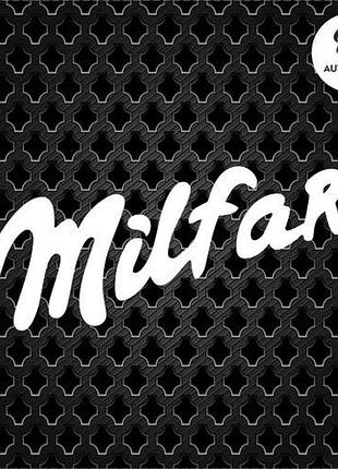 Наклейка на авто oracal milfar 20х9 см, білий