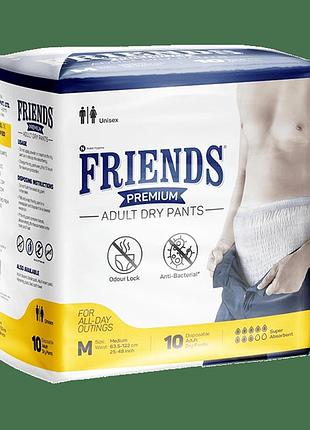 Подгузники-трусы для взрослых friends premium, m