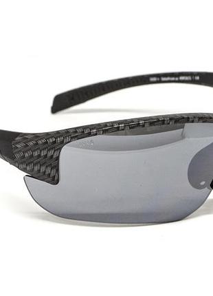 Очки защитные global vision hercules-7 carbon (flash mirror), зеркальные серые в графитовой оправе 6