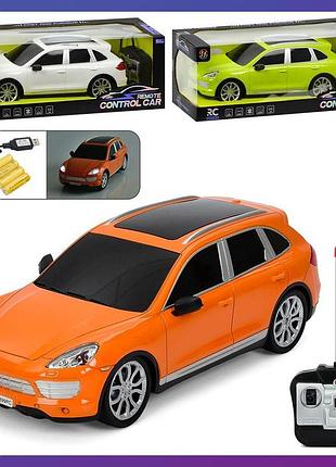 Детская машинка джип с пультом радиоуправления 3826a porsche на аккумуляторе