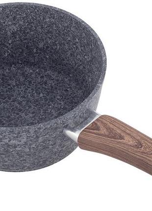 Ківш kamille grey marble ø16см індукційний з антипригарним покриттям