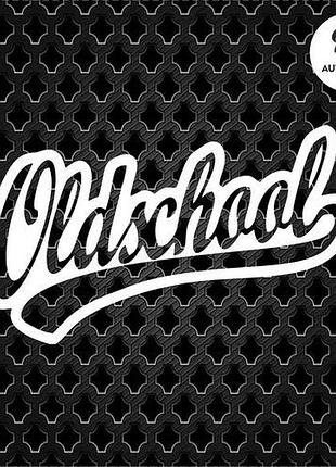 Наклейка на авто oldschool 20х12 см