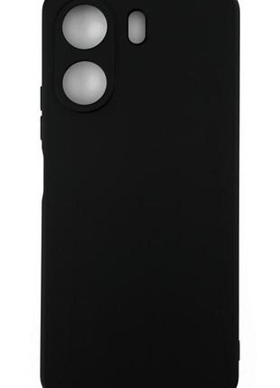 Силіконовий чохол для xiaomi redmi a5 чорний soft silicone case full (бампер)