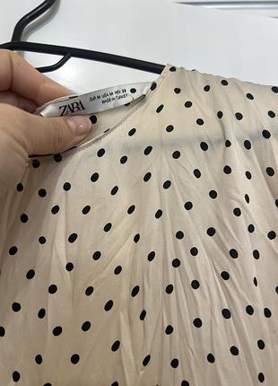 Сукня в горошок zara 3