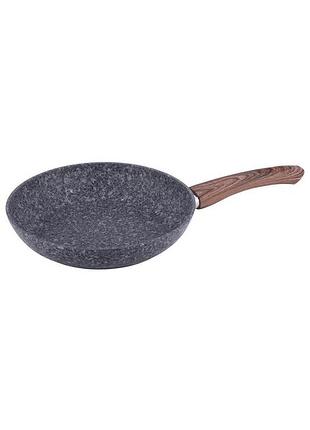 Сковорода kamille grey marble ø20см индукционная с антипригарным покрытием
