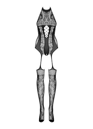 Еротична бодістокінг obsessive bodystocking f240 чорний s/m/l ( sx1131 ) 3