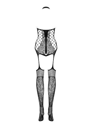 Еротична бодістокінг obsessive bodystocking f240 чорний s/m/l ( sx1131 ) 4