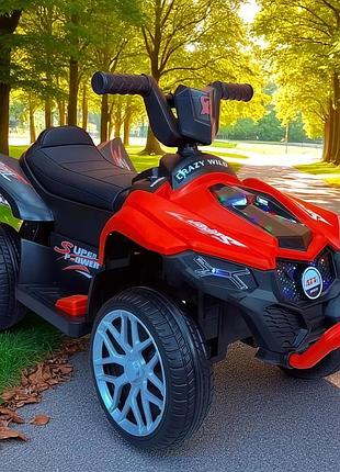 Дитячий електроквадроцикл на акумуляторі bambi m 6181 для дітей 2-5 років червоний