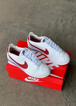 Женские кроссовки nike cortez white