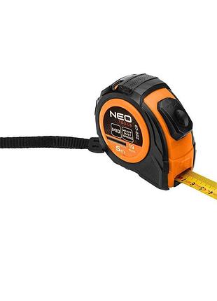 Рулетка neo tools, 5мx19мм, з фіксатором змотування 2