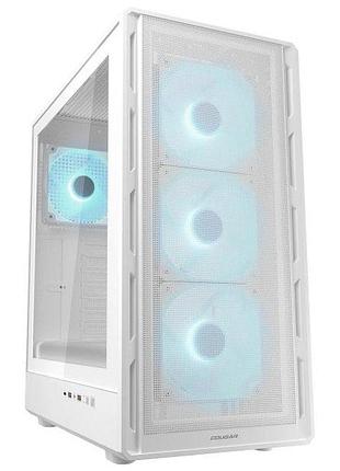 Корпус комп'ютерний cougar airface pure pro white, чорний