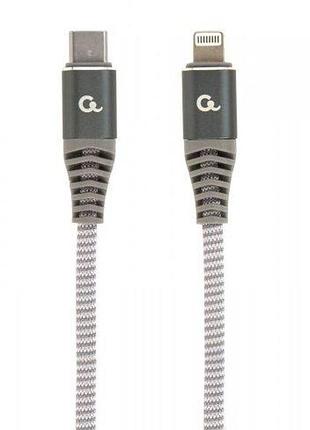 Кабель cablexpert cc-usb2b-cm8pm-1.5m ,power delivery (pd), 18 ватт c-тато/lightning, 1,5 м.