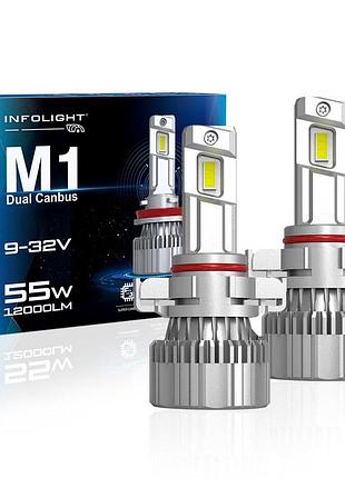 Infolight комплект светодиодных ламп infolight m1 dual canbus h16(psx24w) 55w
