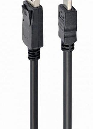 Кабель cablexpert cc-dp-hdmi-1m displayport-hdmi, full hd 60 гц, 1 м