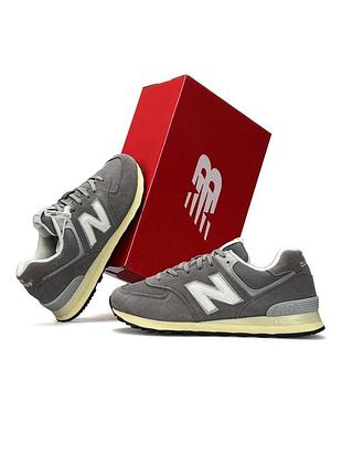 Мужские кроссовки new balance 574 grey beige