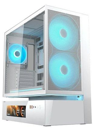 Корпус комп'ютерний cougar cfv235 mesh vision, білий