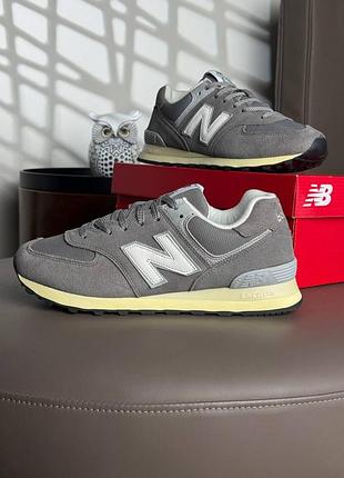 Мужские кроссовки new balance 574 grey beige