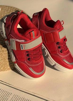 Кроссовки детские jong golf лямка 28 красные
