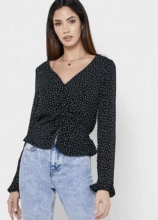 Жіноча блузка в горох miss selfridge
