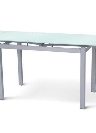 Стіл венді xs-1025, 80/130*65, білий/сірі ноги
