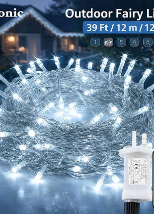 Гирлянда lezonic outdoor fairy lights 12 м - холодный свет, создающий атмосферу премиум пространства
