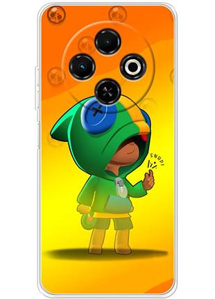 Чохол силіконовий з картинкою на tecno spark 30c (бравл старс, brawl stars)