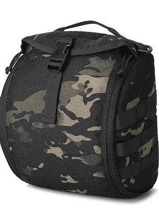 Сумка підсумок mil-tec для шолома з кріпленням molle (чорний)